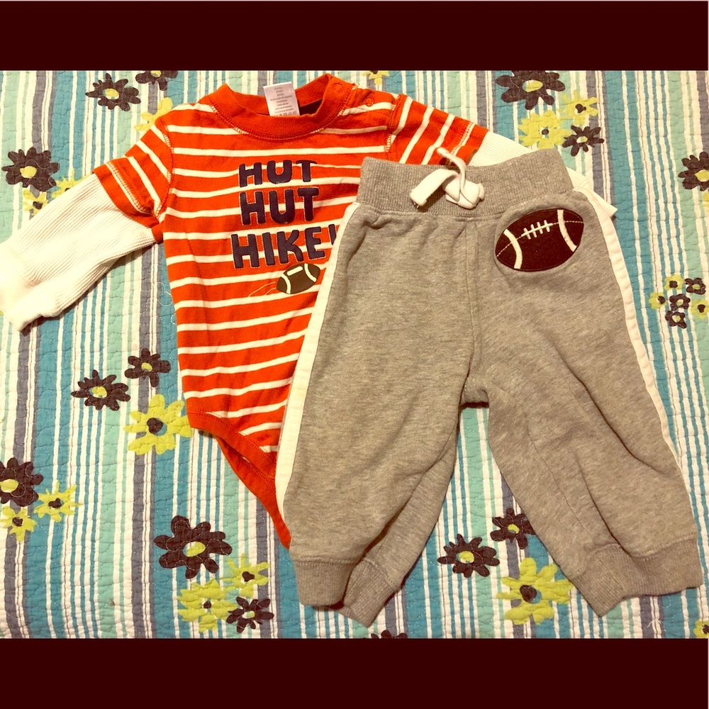 Gymboree football outfit